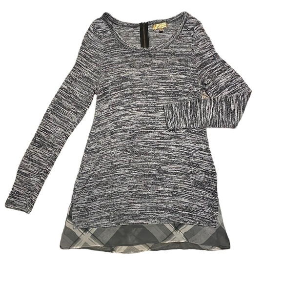 PRINCESS Vera‎ Wang Gray Long Sleeve Top Size Small - Picture 1 of 11
